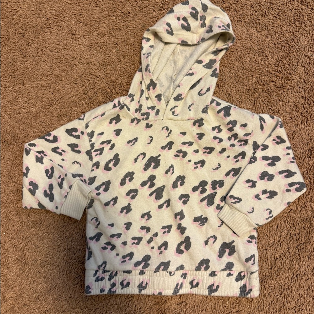 Grayson mini Leopard Print Kids Hoodie